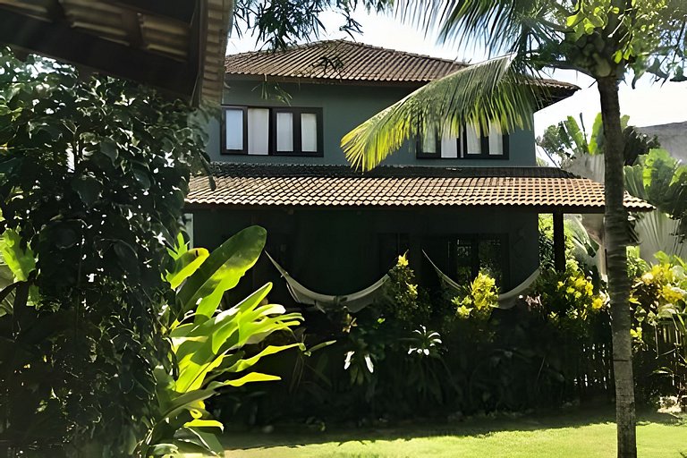 Casa Licuri Praia de Algodões, na beira do mar.