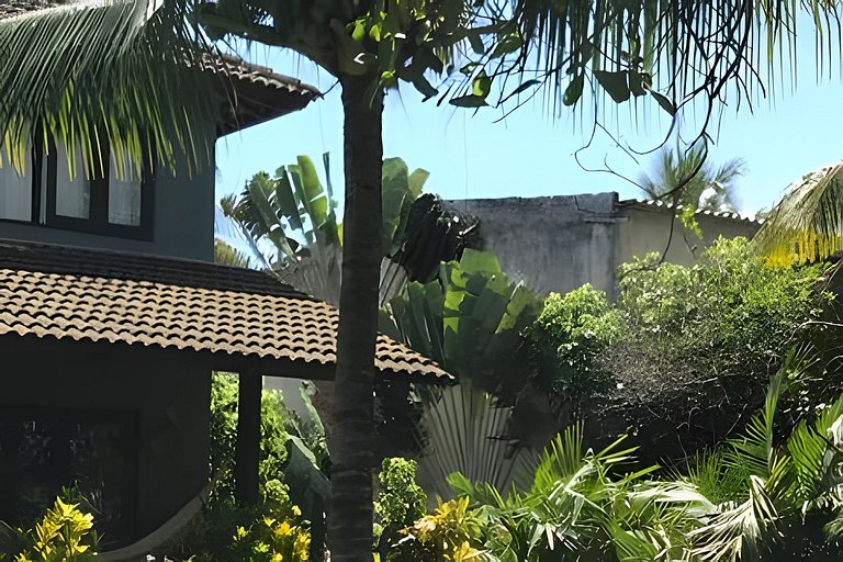 Casa Licuri Praia de Algodões, na beira do mar.