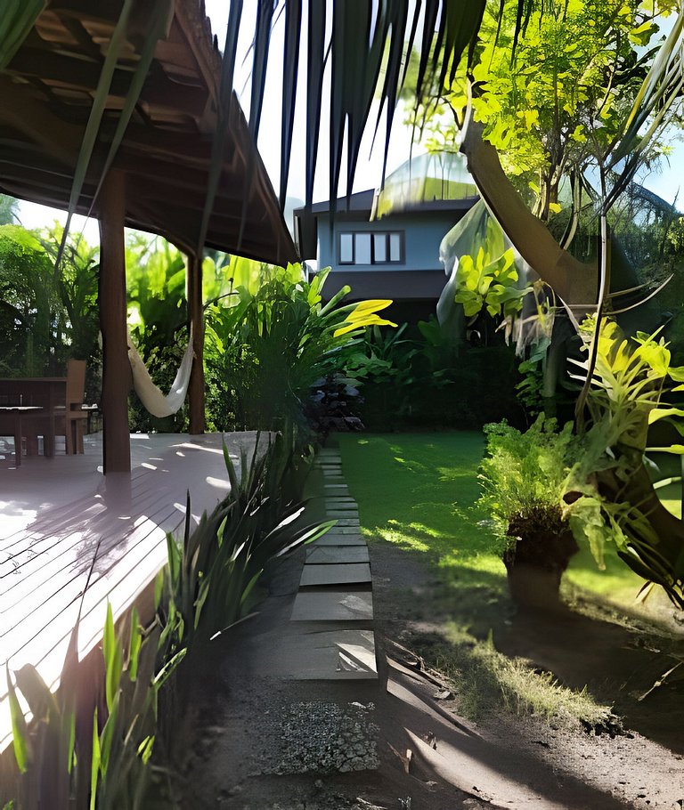 Casa Licuri Praia de Algodões, na beira do mar.