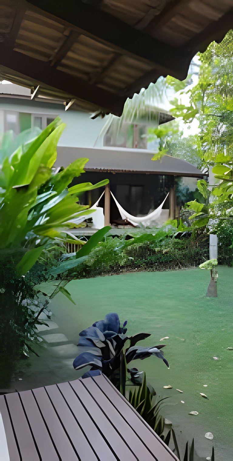 Casa Licuri Praia de Algodões, na beira do mar.